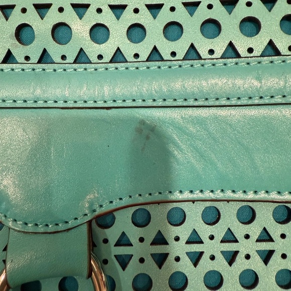Rebecca Minkoff teal mint shoulder bag cross body - Picture 8 of 8